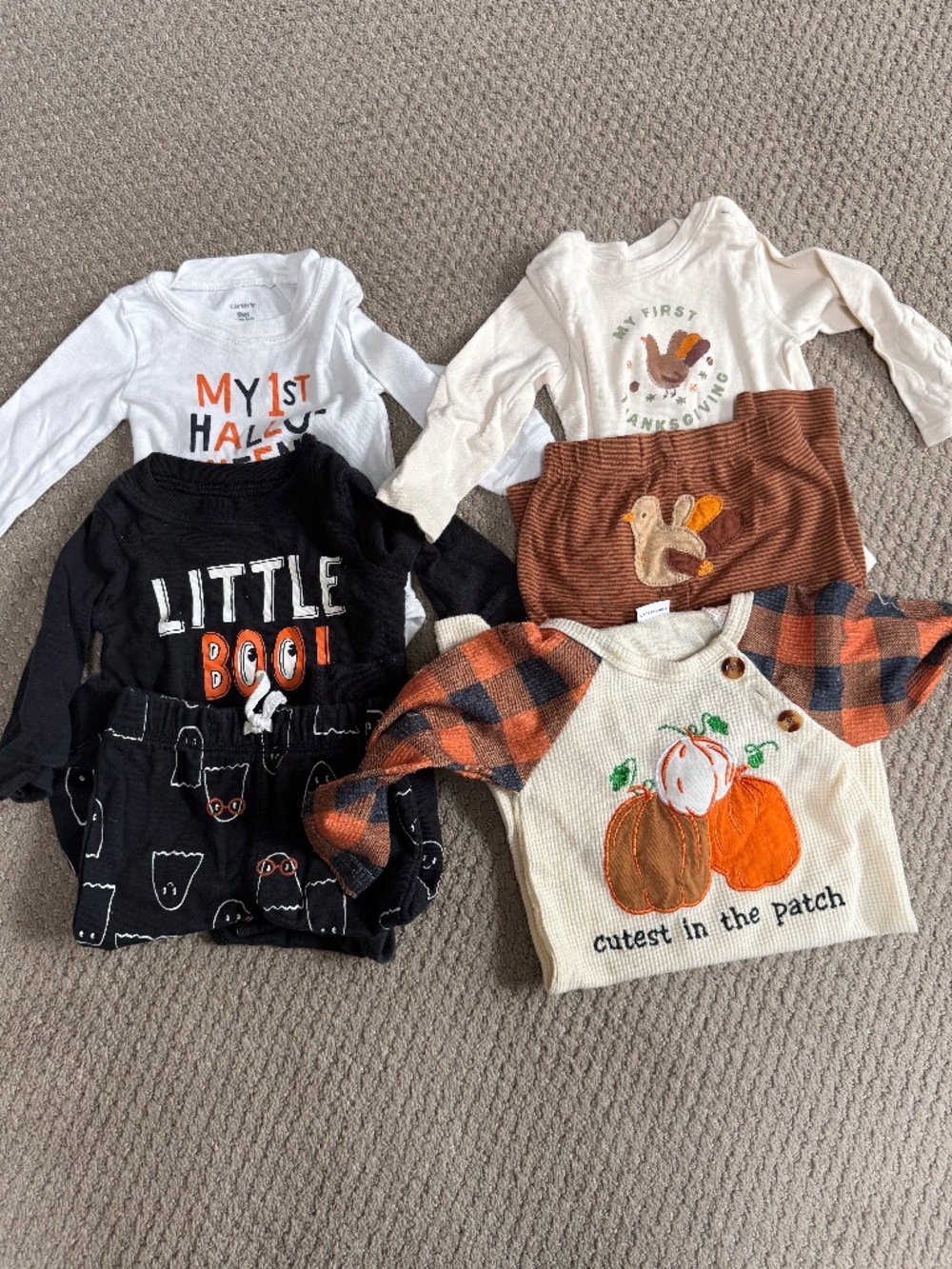 Carters+ Baby Boy Fall Bundle/ lot 9 months